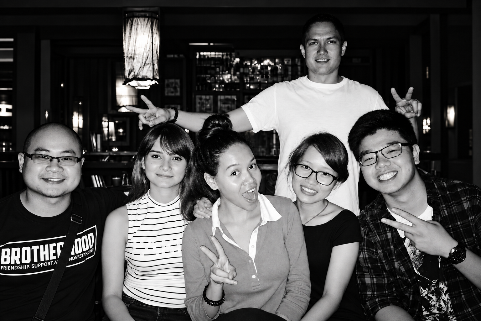 Rosi Ross and the DongCheng team together during a social gathering in China.