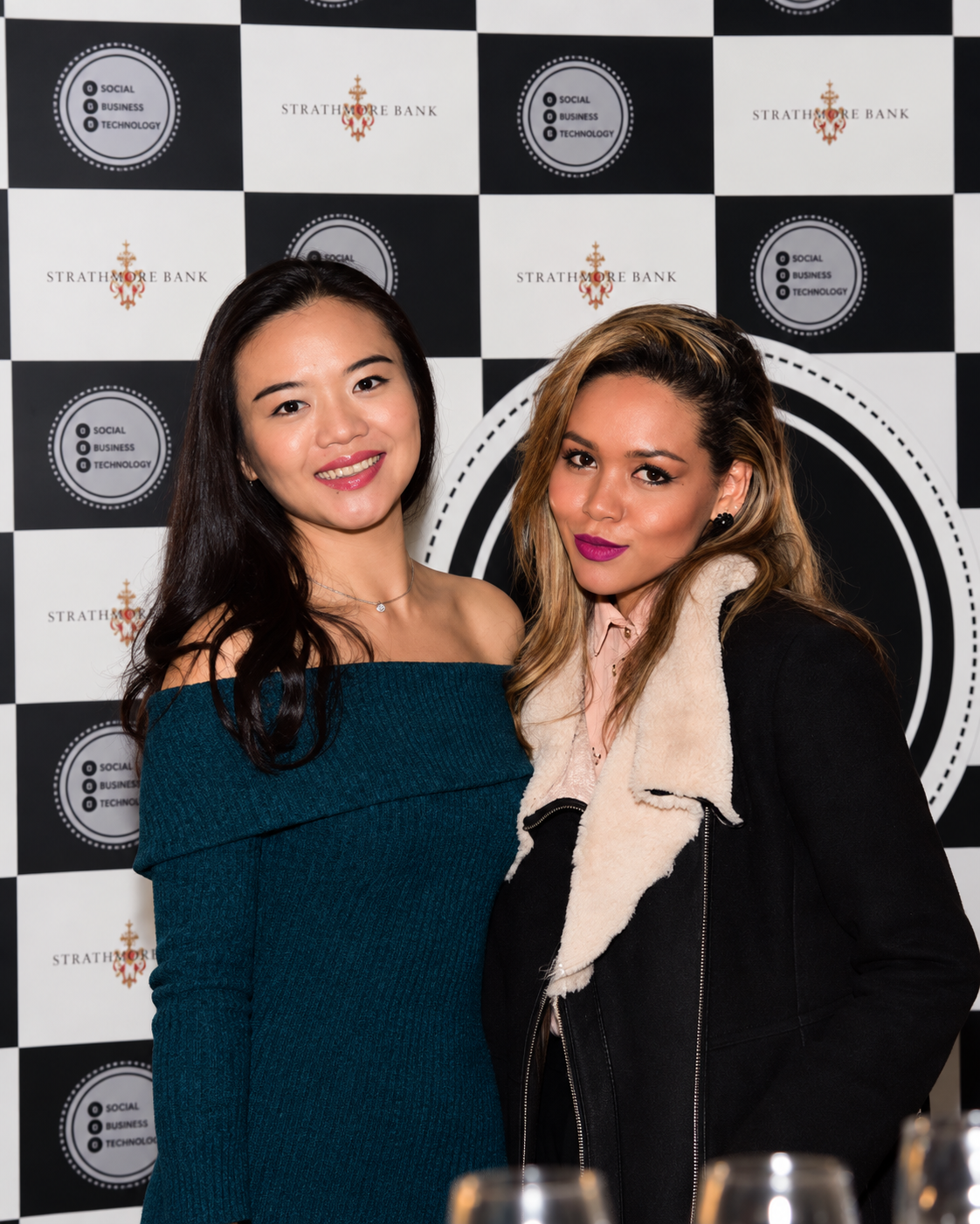 Rosi Ross with a guest at an Indian couture event celebrating fashion, designers, and contemporary luxury.