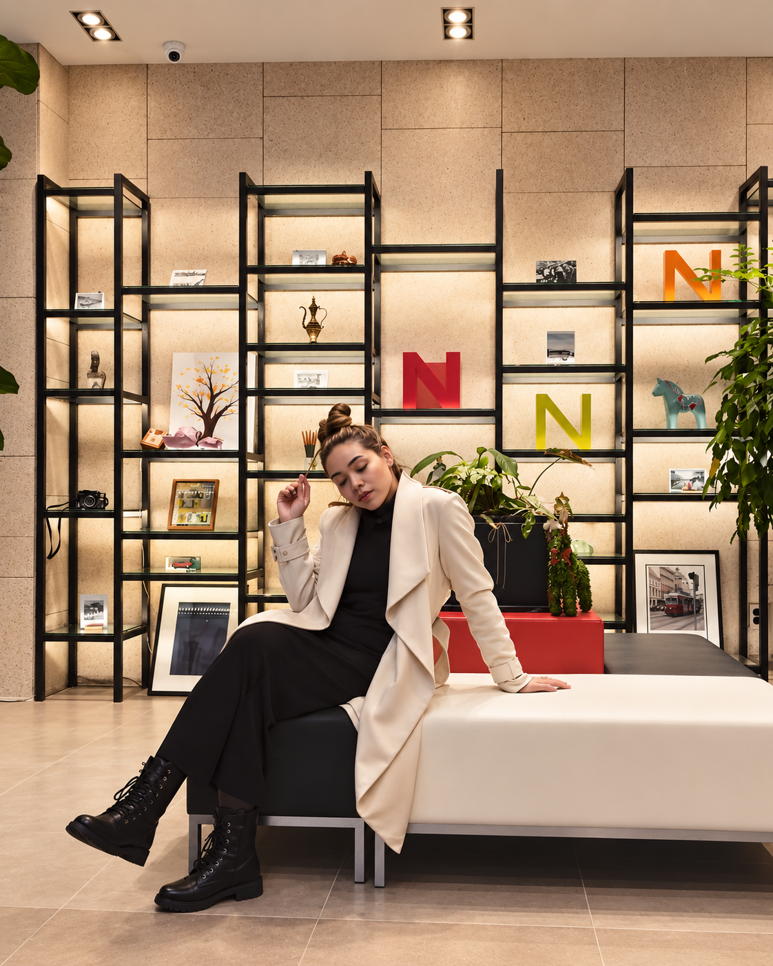 Rosi Ross wearing cold-weather clothing and winter layers, showcasing practical fashion pieces for staying warm while maintaining personal style.