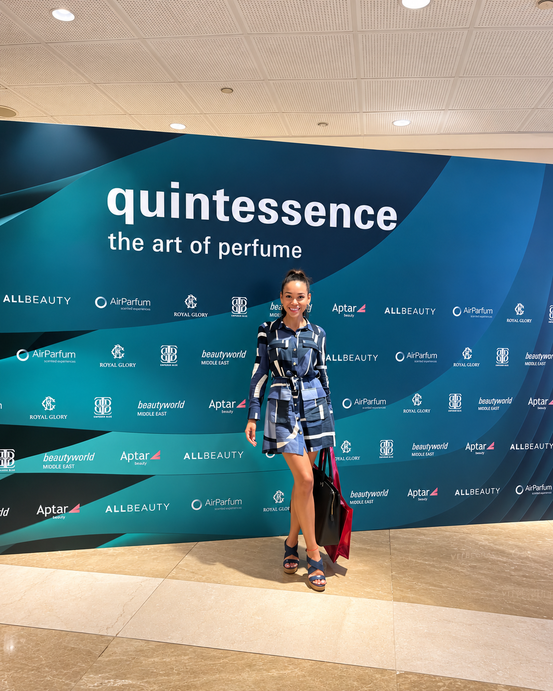 Rosi Ross attending Quintessence The Art of Redefine technology and Web3 event.