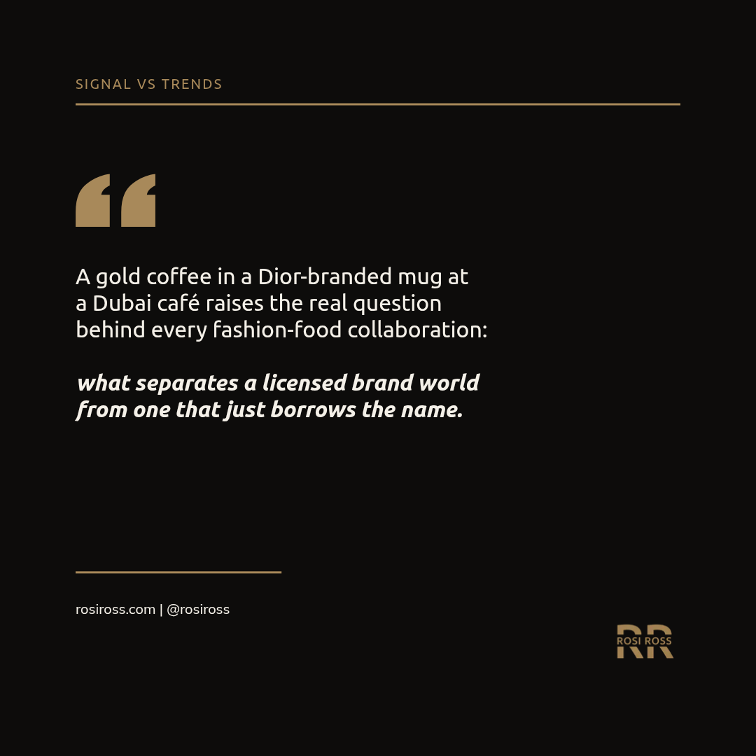 Rosi Ross quote about Saya Dubai, luxury dining experiences, Japanese-inspired cuisine, contemporary hospitality, aesthetic restaurants, and Dubai lifestyle culture.