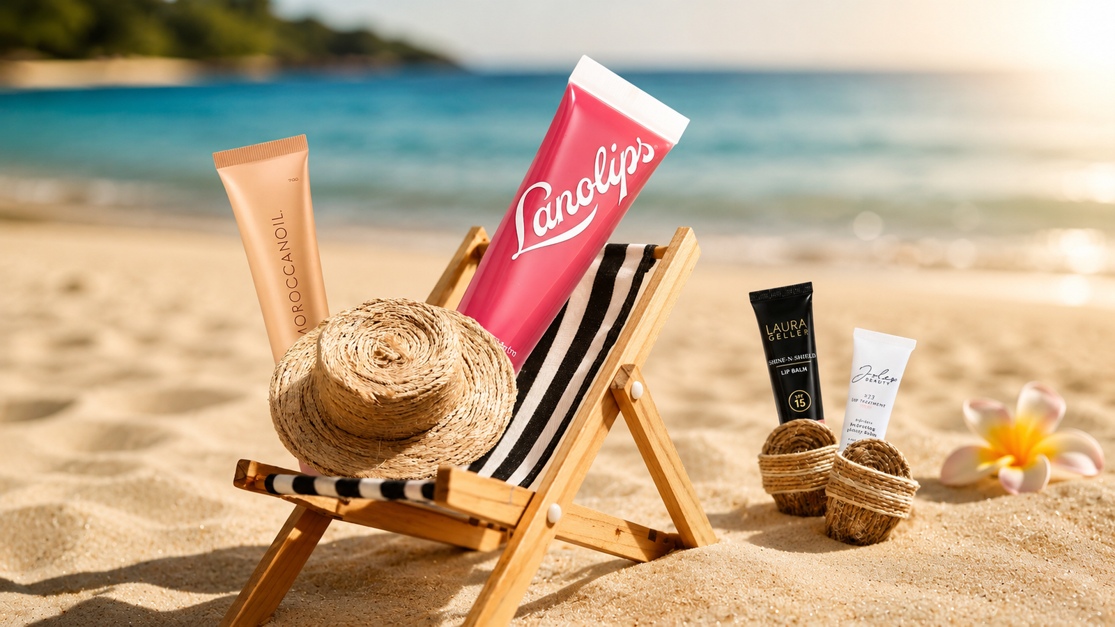 Rosi Ross editorial banner about lip care ingredients, lanolin, hyaluronic acid, SPF lip balm, ceramides, occlusives, lip hydration, and skin barrier protection.