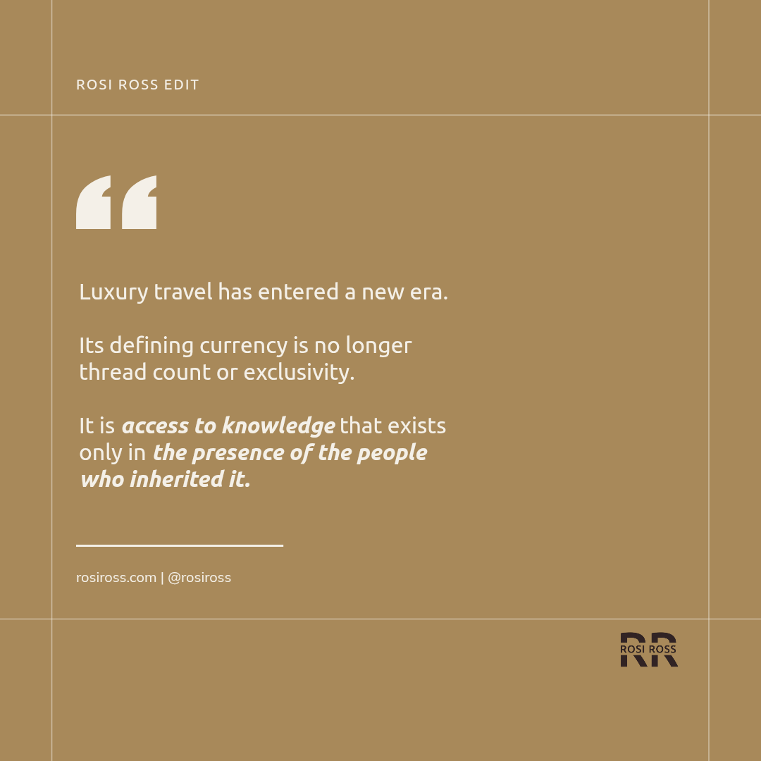 Rosi Ross quote about Wadi Rum Jordan, desert landscapes, Bedouin heritage, timeless travel experiences, and the beauty of the natural world.
