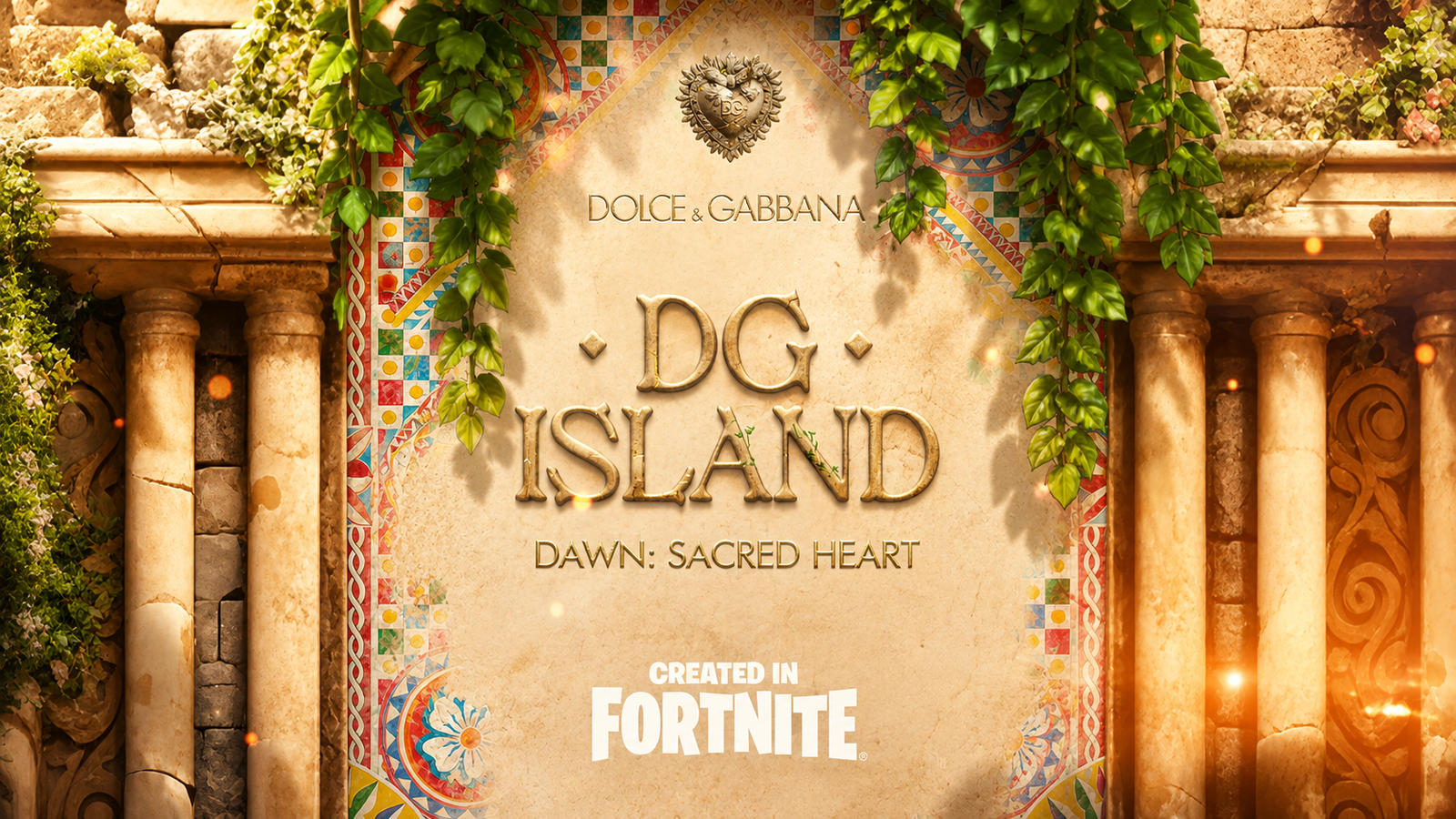Rosi Ross editorial image about #DGIsland Sacred Heart by Dolce & Gabbana, Web3 fashion, NFTs, blockchain ownership, digital identity, and the future of luxury fashion.
