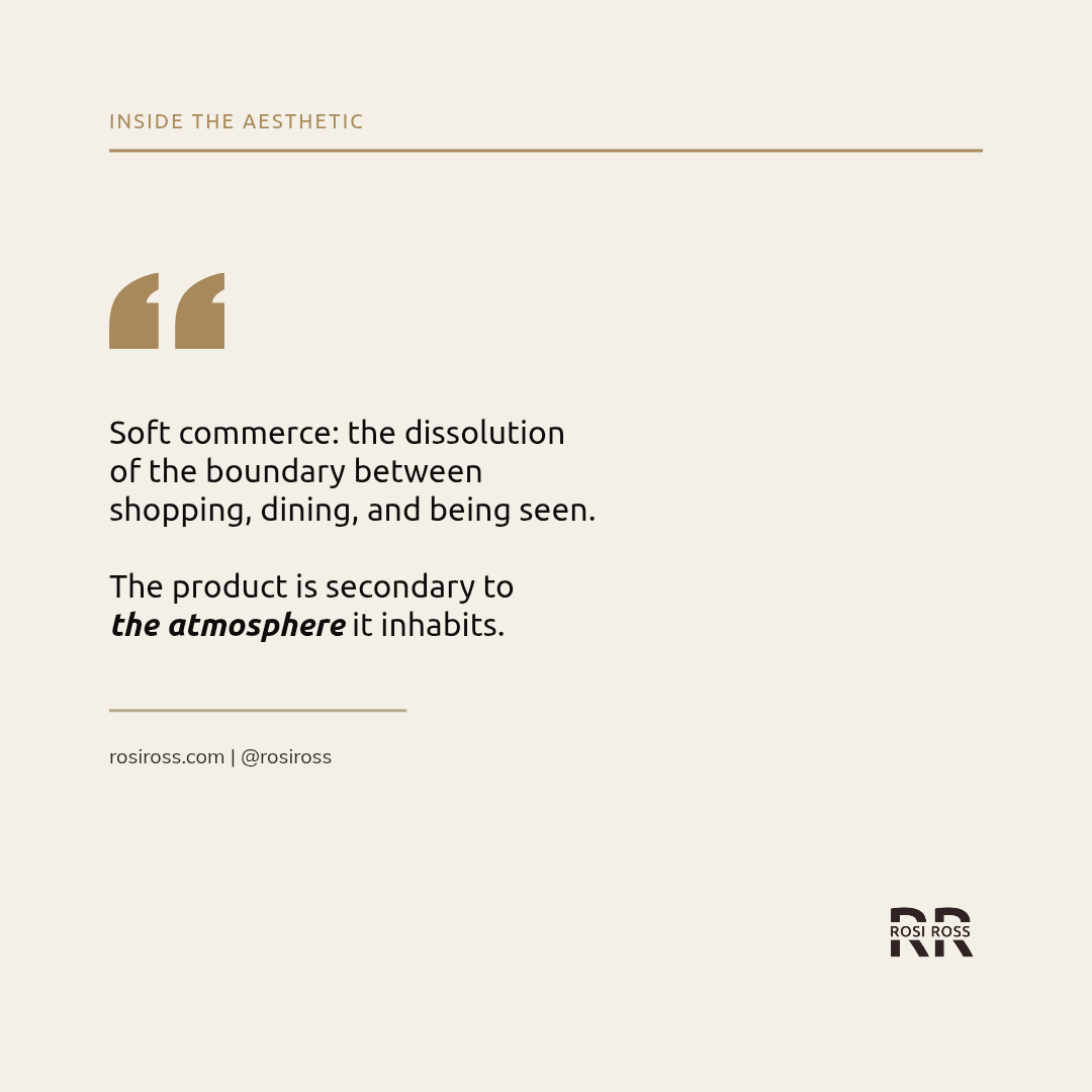 Rosi Ross quote about Maison de la Plage and Harvey Nichols Dubai, coastal luxury retail, experiential fashion, Palm Jumeirah, and the evolution of luxury shopping.