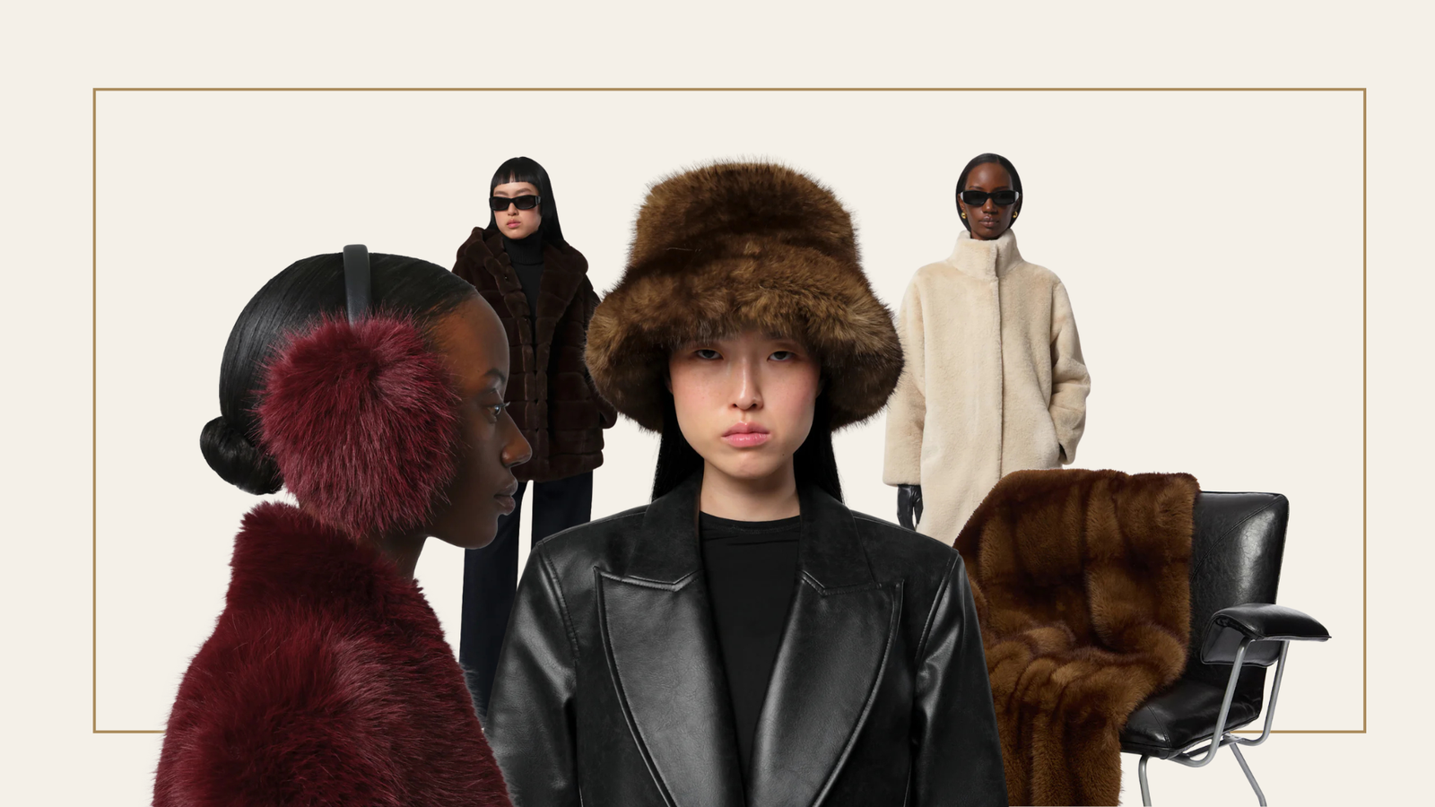 Quiet luxury fashion editorial at Rosi Ross featuring Apparis faux fur outerwear and timeless luxury styling