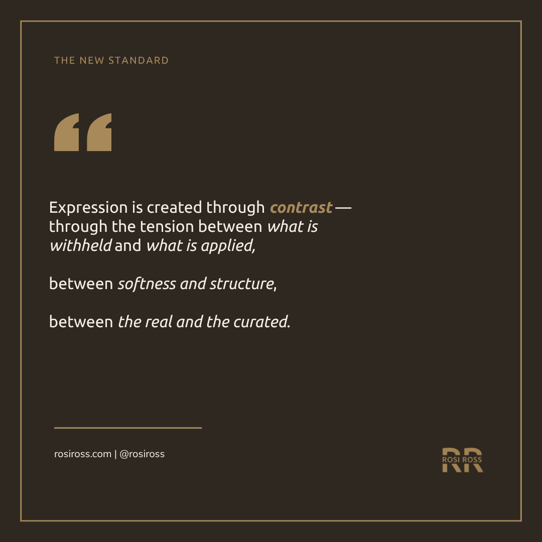Rosi Ross quote about expressive makeup looks, NARS Cosmetics, natural beauty, self-expression, and modern makeup philosophy.